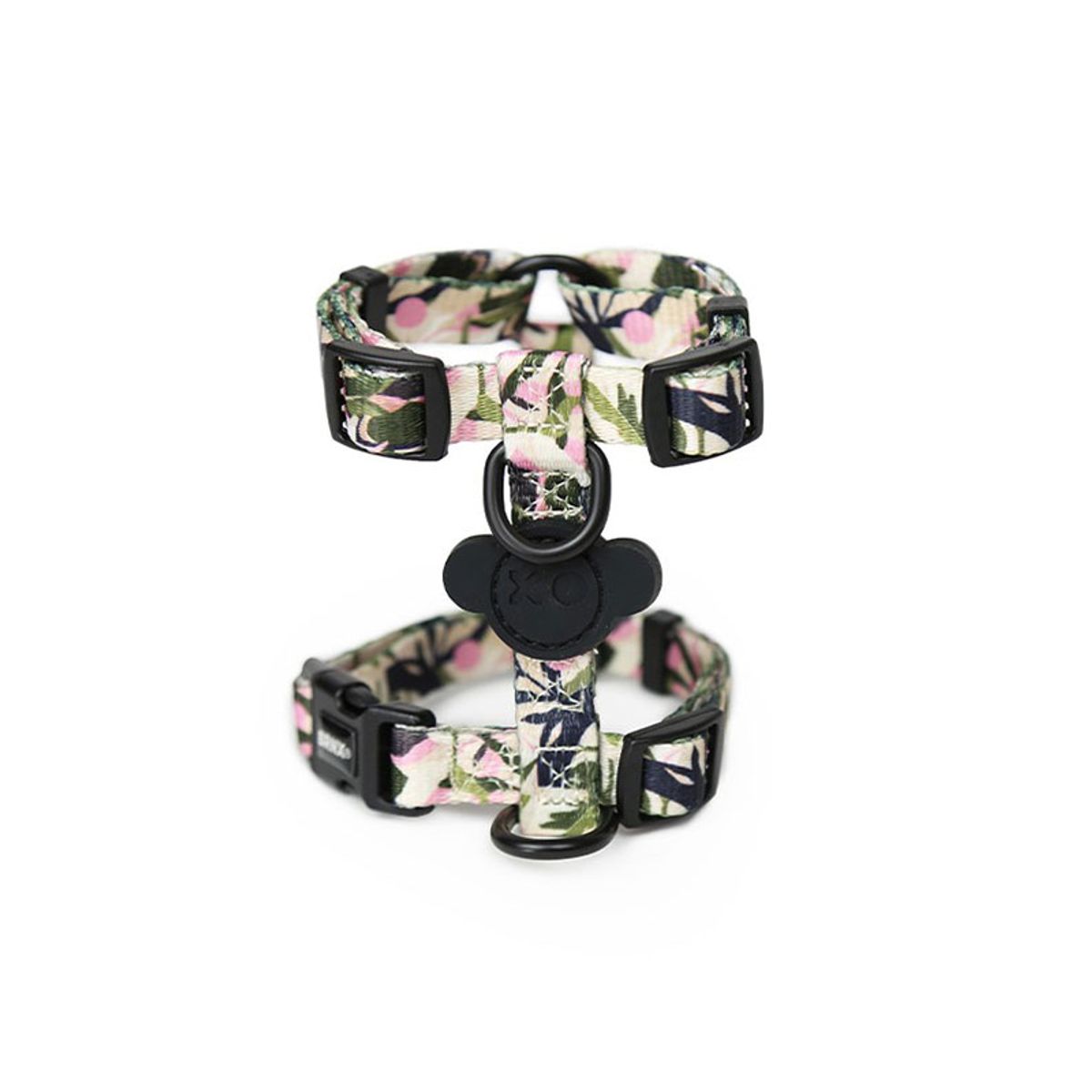 PETPRO - Arnes Para Perro Brnx Tipo H Diseño Forest Pink, Medium