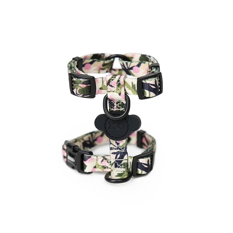 PETPRO - Brnx Arnes Tipo H Perro Diseño Forest Pink, Xsmall