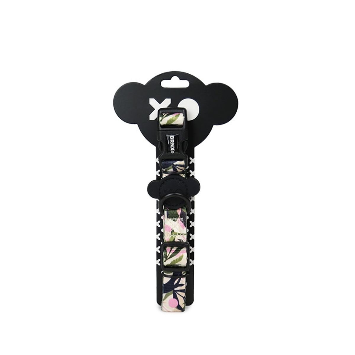 PETPRO - Collar Para Perro Brnx Ajustable Diseño Forest Pink, Small