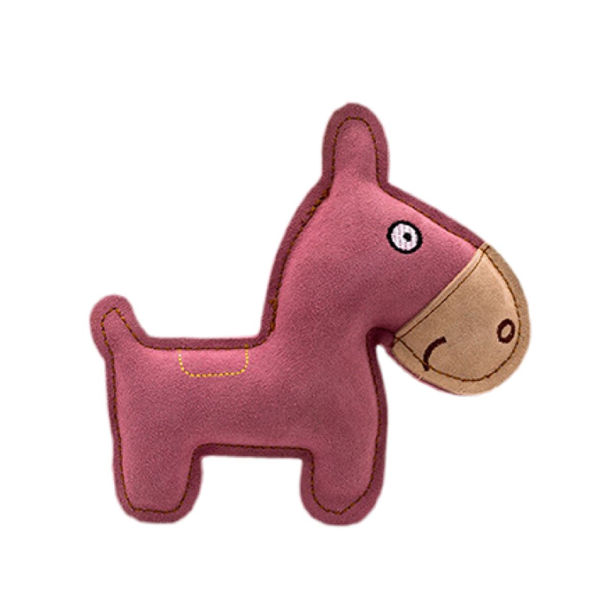 PETPRO - Juguete Wonder Dog de Cuero para Perro, Diseño Caballo