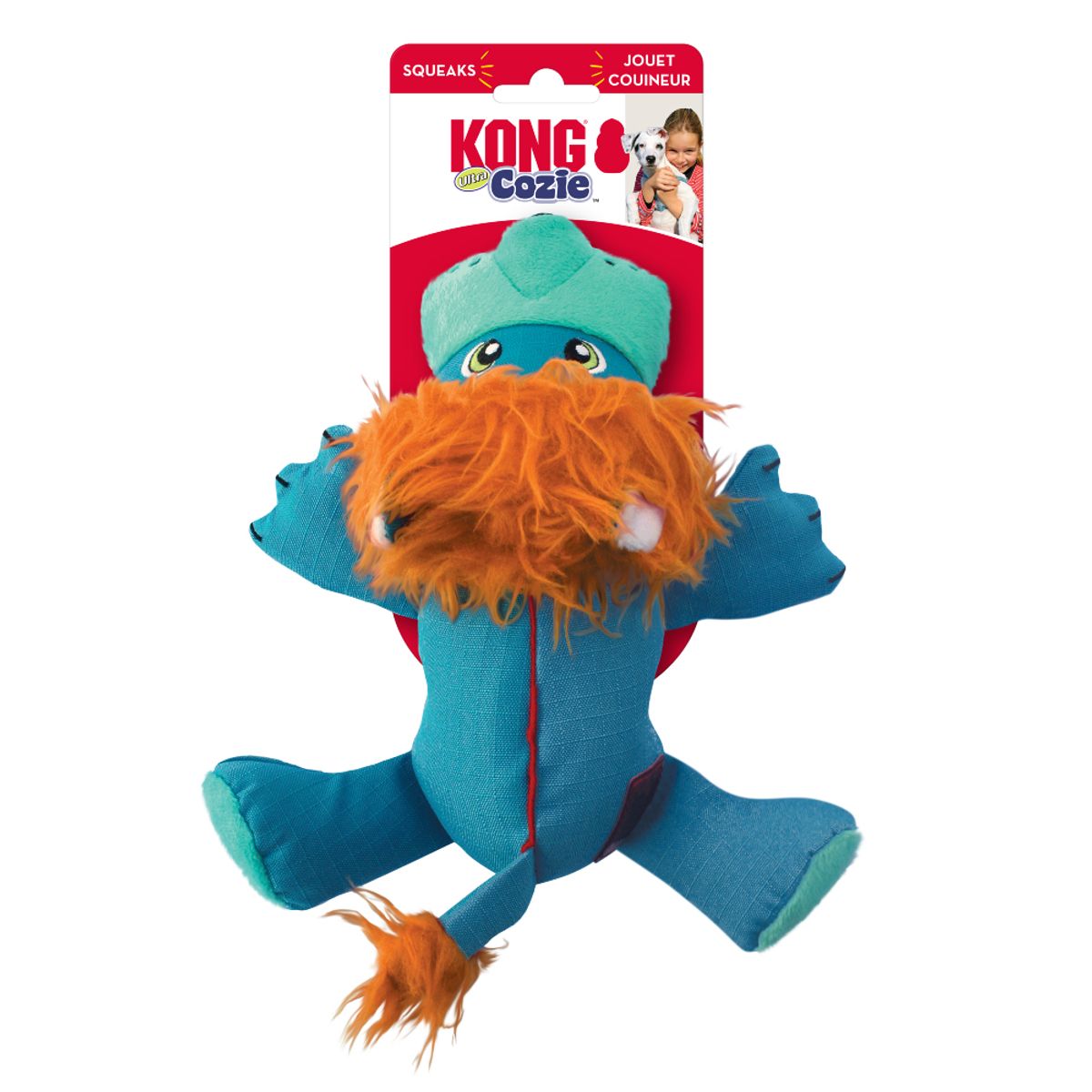 KONG - Juguete Kong Cozie Ultra Lucky Leon Medium Para Perro