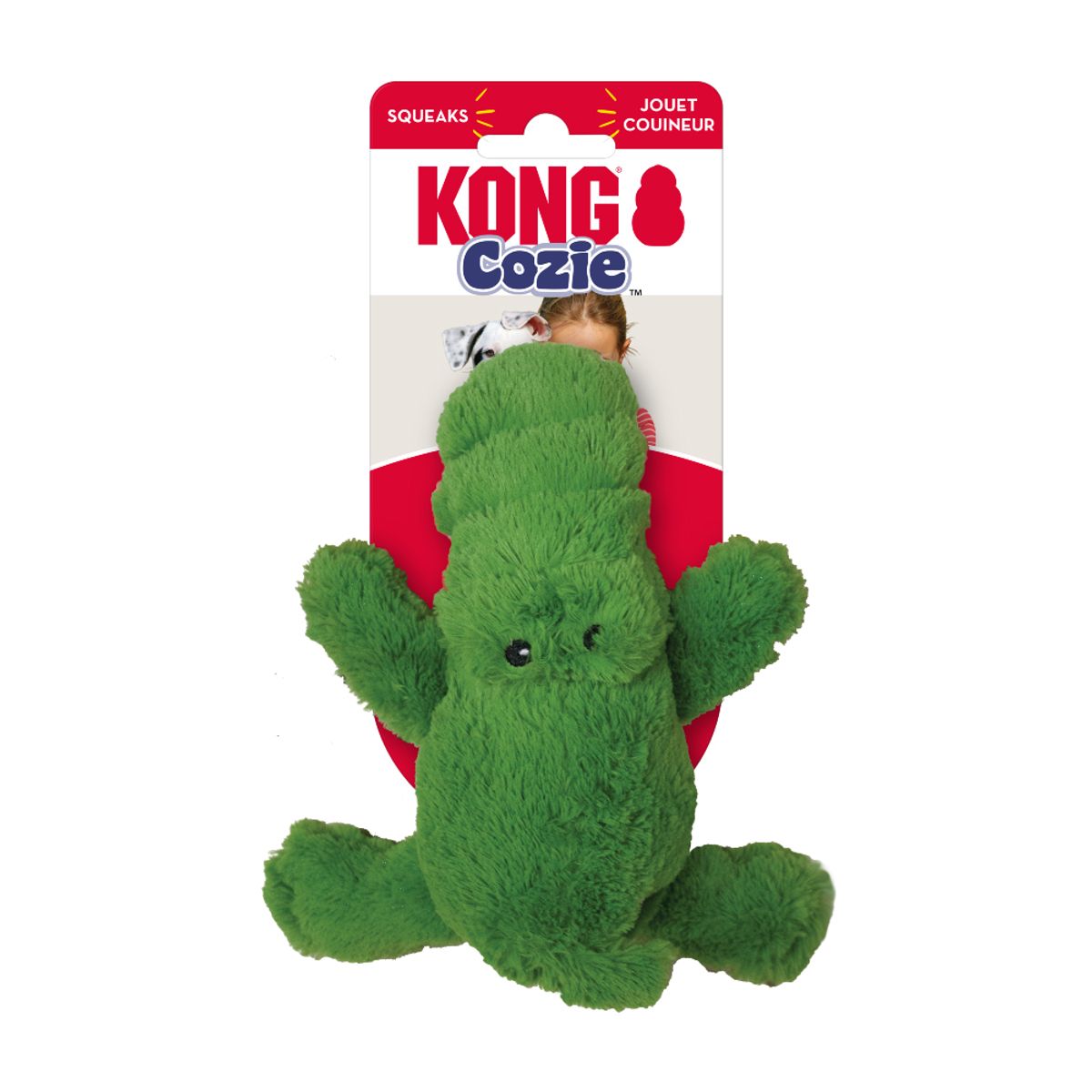 KONG - Juguete Kong Cozie Ali Cocodrilo Medium Para Perro