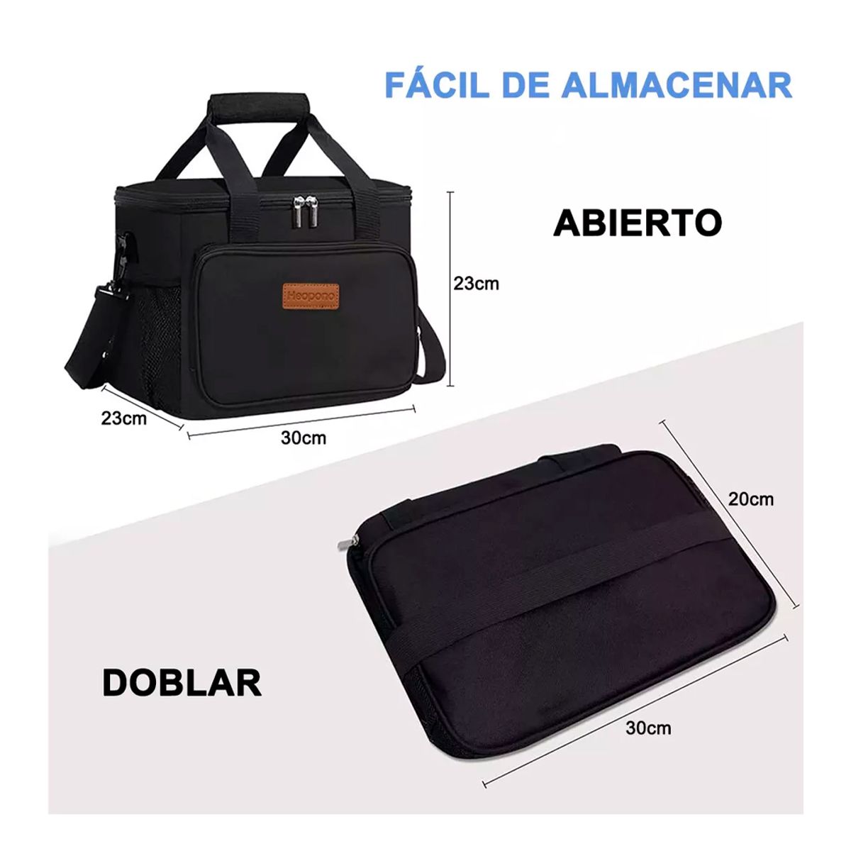 GENERICO - Bolsa Del Almuerzo Loncheras Portátil Y Gran Capacidad 16l