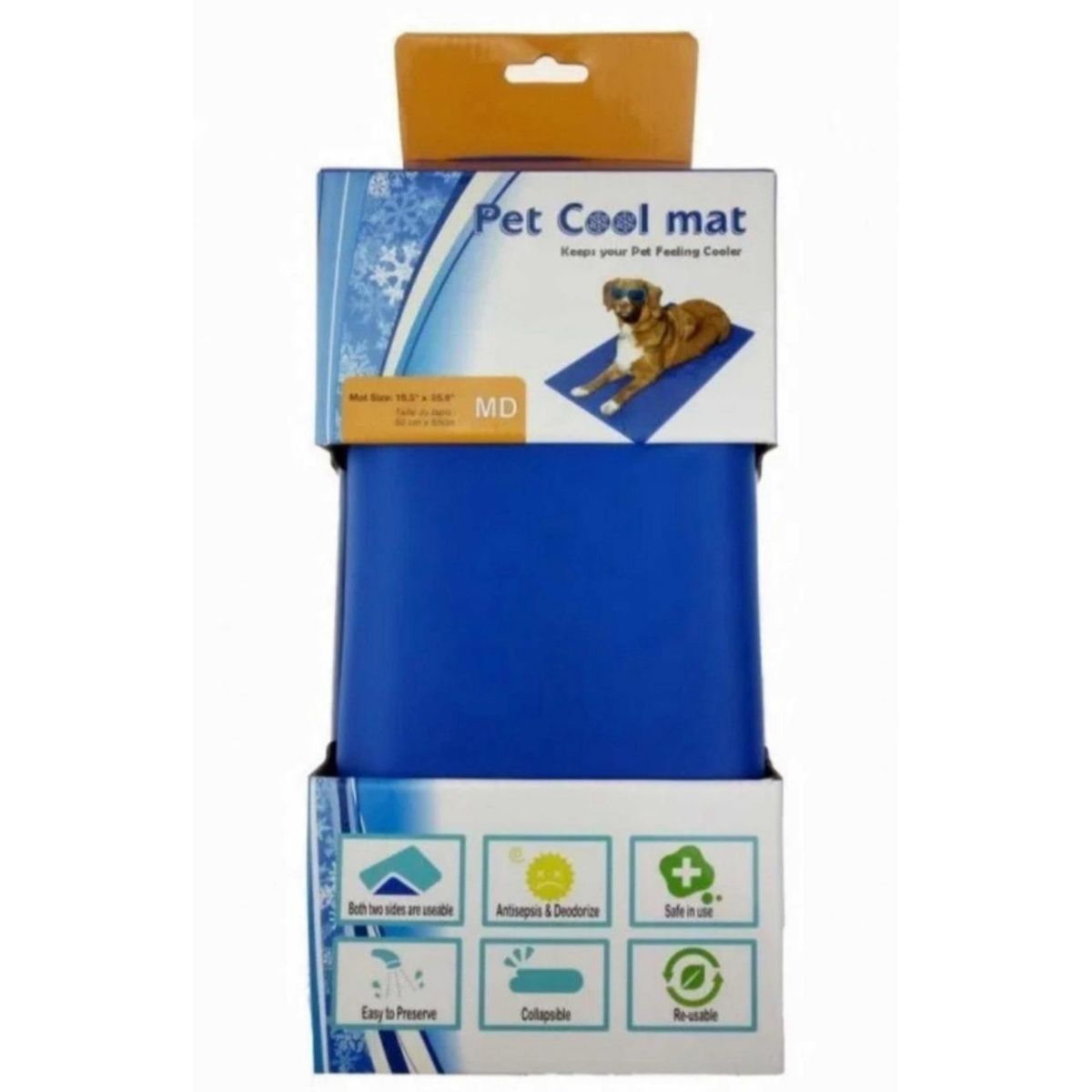 GENERICO - Manta Refrescante Para Mascotas Talla MD 50x65cm