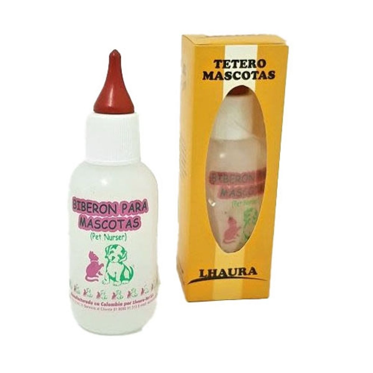 GENERICO - Mamadera Lhaura Para Cachorros 60ml