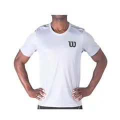 WILSON - Polera Calada Tenis Padel Gris