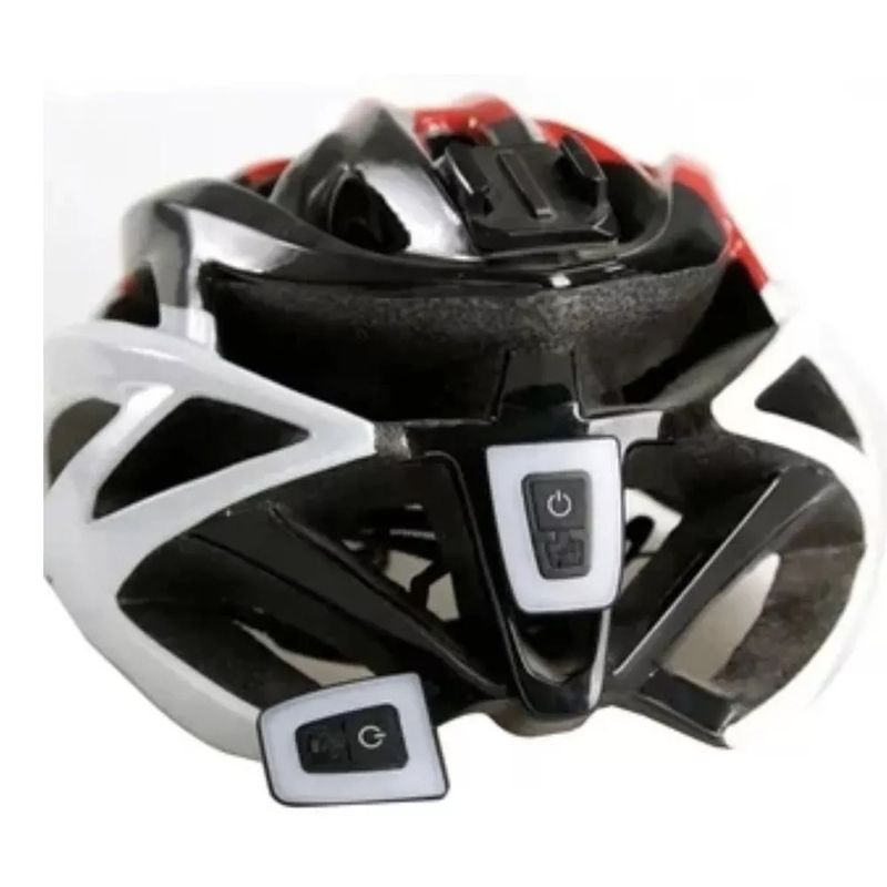 GENERICO - Luz Trasera Bicicleta Luz Casco Luz Advertencia Bolso