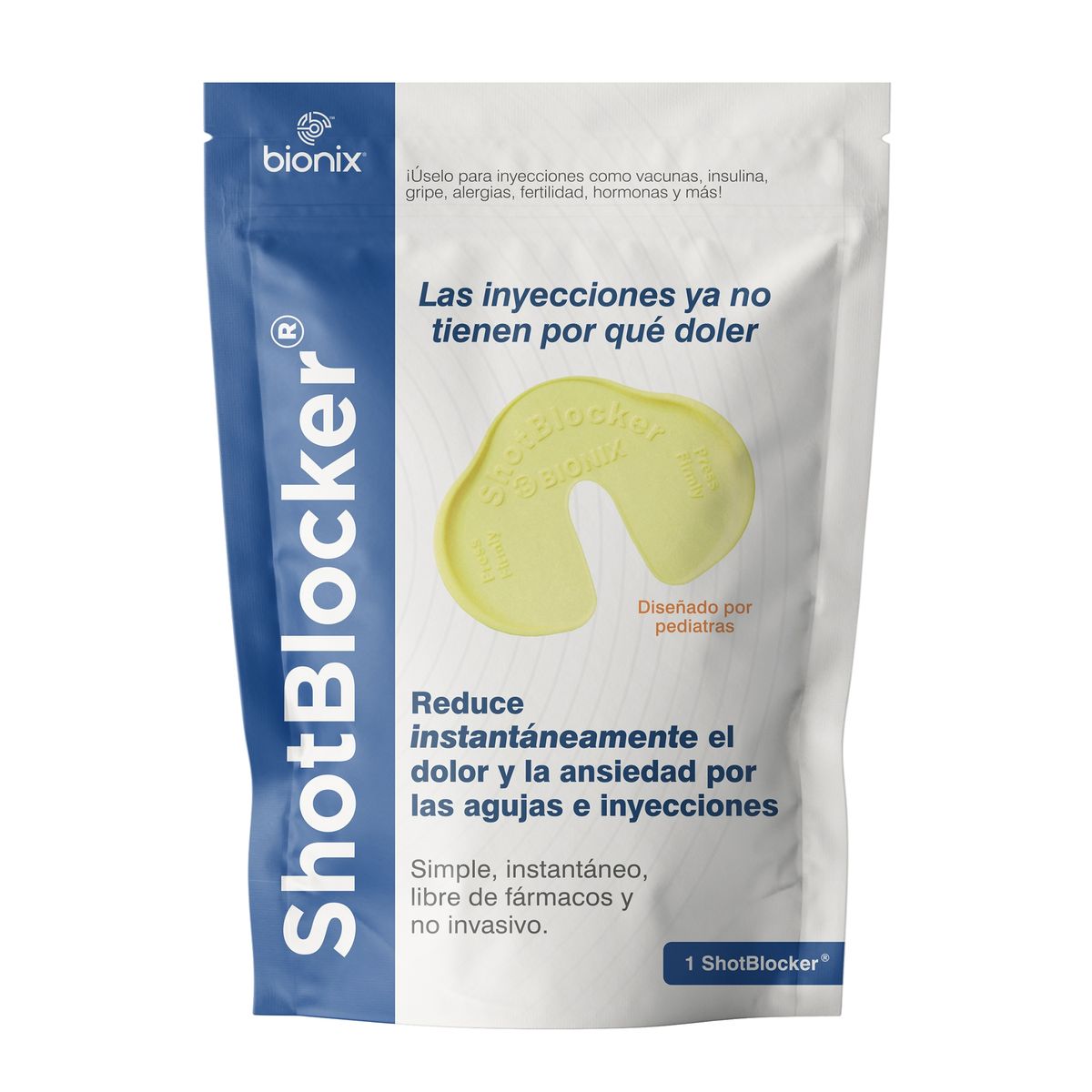 DEXOMED - ShotBlocker Reductor el Dolor y Ansiedad de Agujas e Inyecciones
