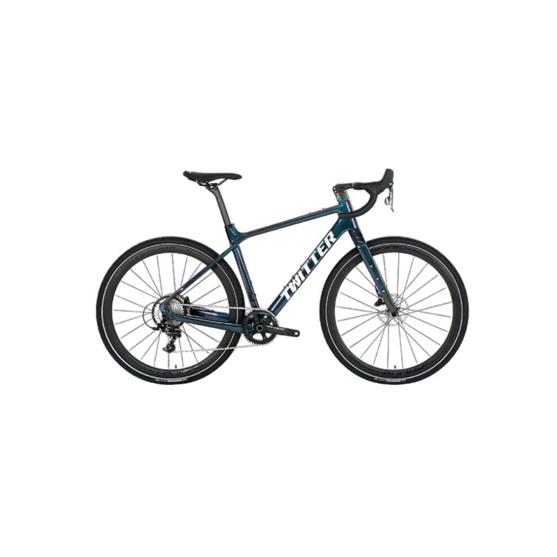 TWITTER - Bicicleta Twitter Gravel X Fibra de Carbono SRAM Rival Talla 49