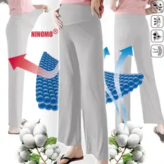 EDWINAYY - Pantalones De Maternidad De Cintura Alta Ropa Maternal