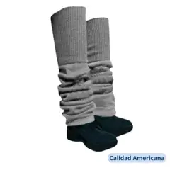 UTILISIMO - Pack 5 Polainas Escolar Gris OMAS