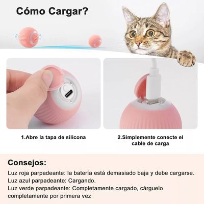 Imagen 2 del producto Pelota Inteligente Para Gatos Juguete Interactivo Automático