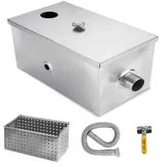 TNAKIEX - 500*250*250mm 100 Acero Inoxidable 40lts Trampa De Grasa