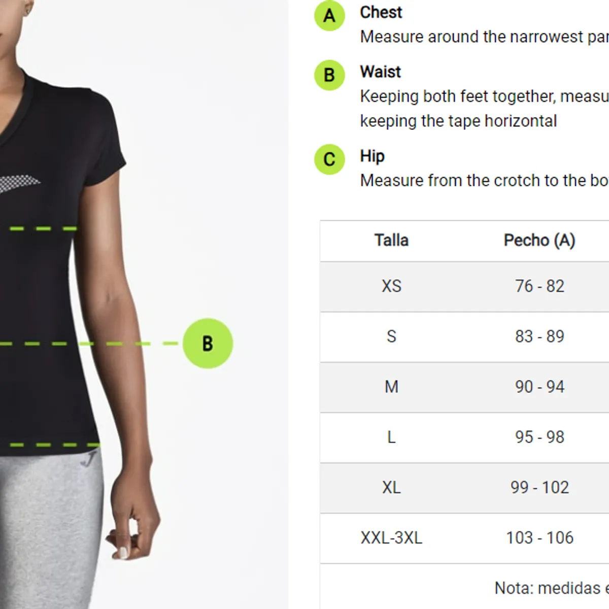 JOMA - Polera Técnica Joma Record II Mujer Negra