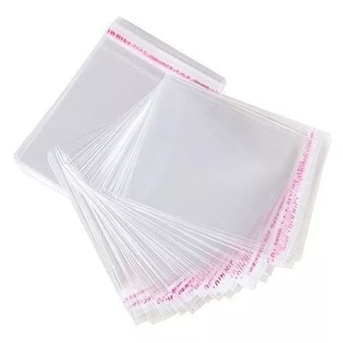 KUANGYE - Bolsa Tipo Celofán Cierre Con Adhesivo 8x12 Cms 1000 Unds