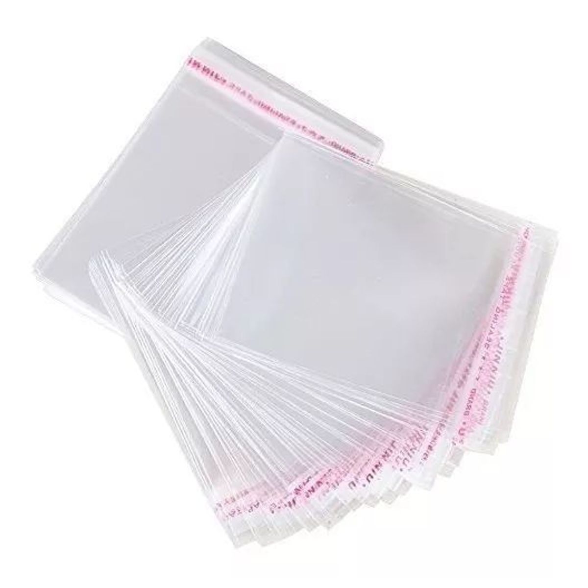 KUANGYE - Bolsa Tipo Celofán Cierre Con Adhesivo 8x12 Cms 1000 Unds
