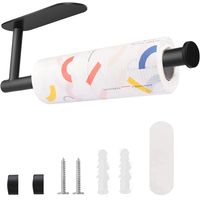 Porta Confort Papel Higiénico Acero Inoxidable Negro Mate