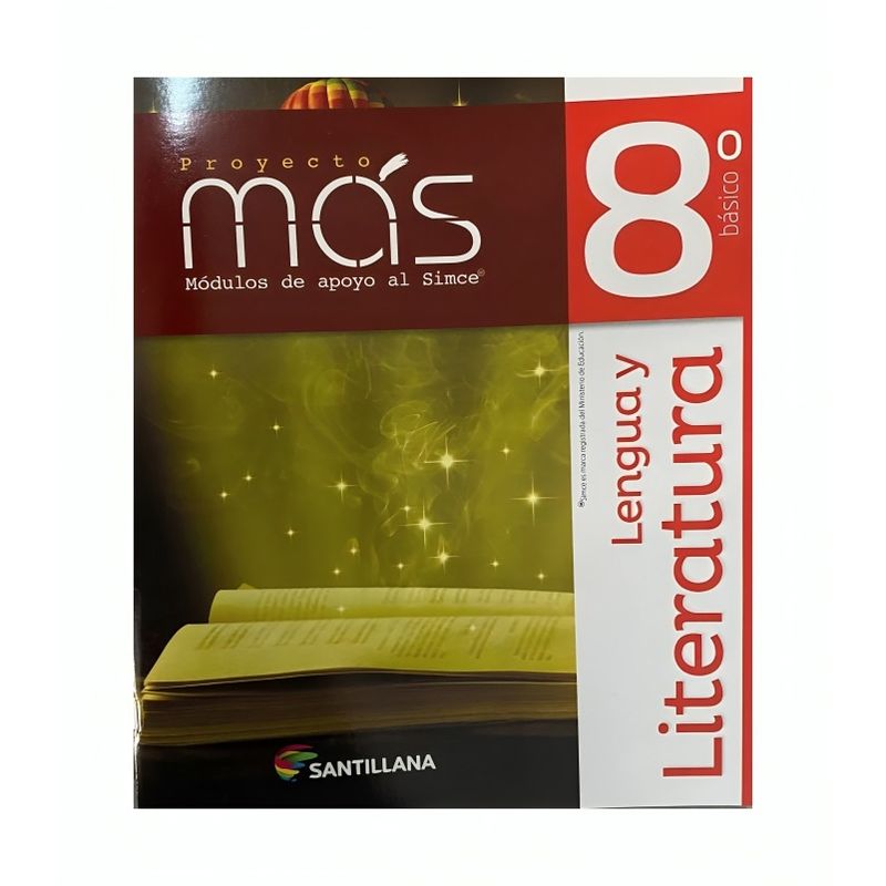 TOP10BOOKS - TEXTO LENGUA Y LITERATURA 8° BÁSICO PROYECTO MAS / SANTILLANA /