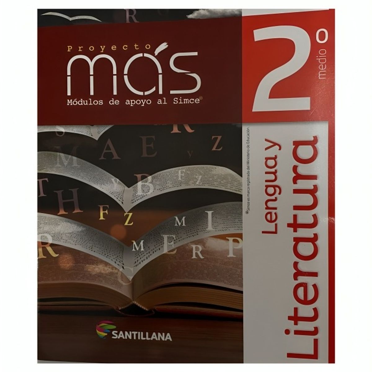 TOP10BOOKS - TEXTO LENGUA Y LITERATURA 2° MEDIO PROYECTO MAS / SANTILLANA /