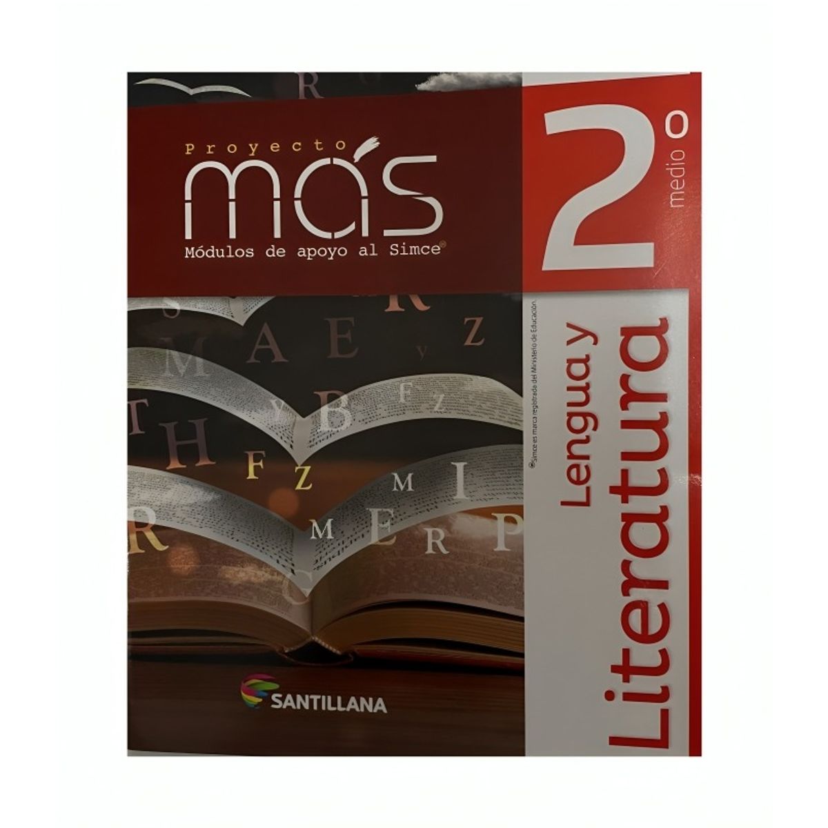 TOP10BOOKS - TEXTO LENGUA Y LITERATURA 2° MEDIO PROYECTO MAS / SANTILLANA /