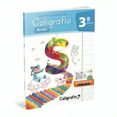 TOP10BOOKS - TEXTO Caligrafia Script 3º Basico - Interactivo - Editorial Caligrafix