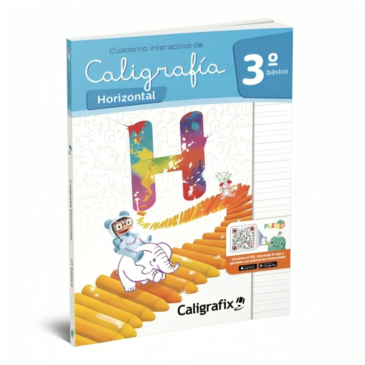TOP10BOOKS - TEXTO Caligrafia Horizontal 3º Basico - Interactivo