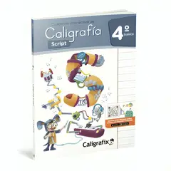 TOP10BOOKS - TEXTO CALIGRAFIA SCRIPT 4º BASICO - INTERACTIVO / EDITORIAL CALIGRAFIX /