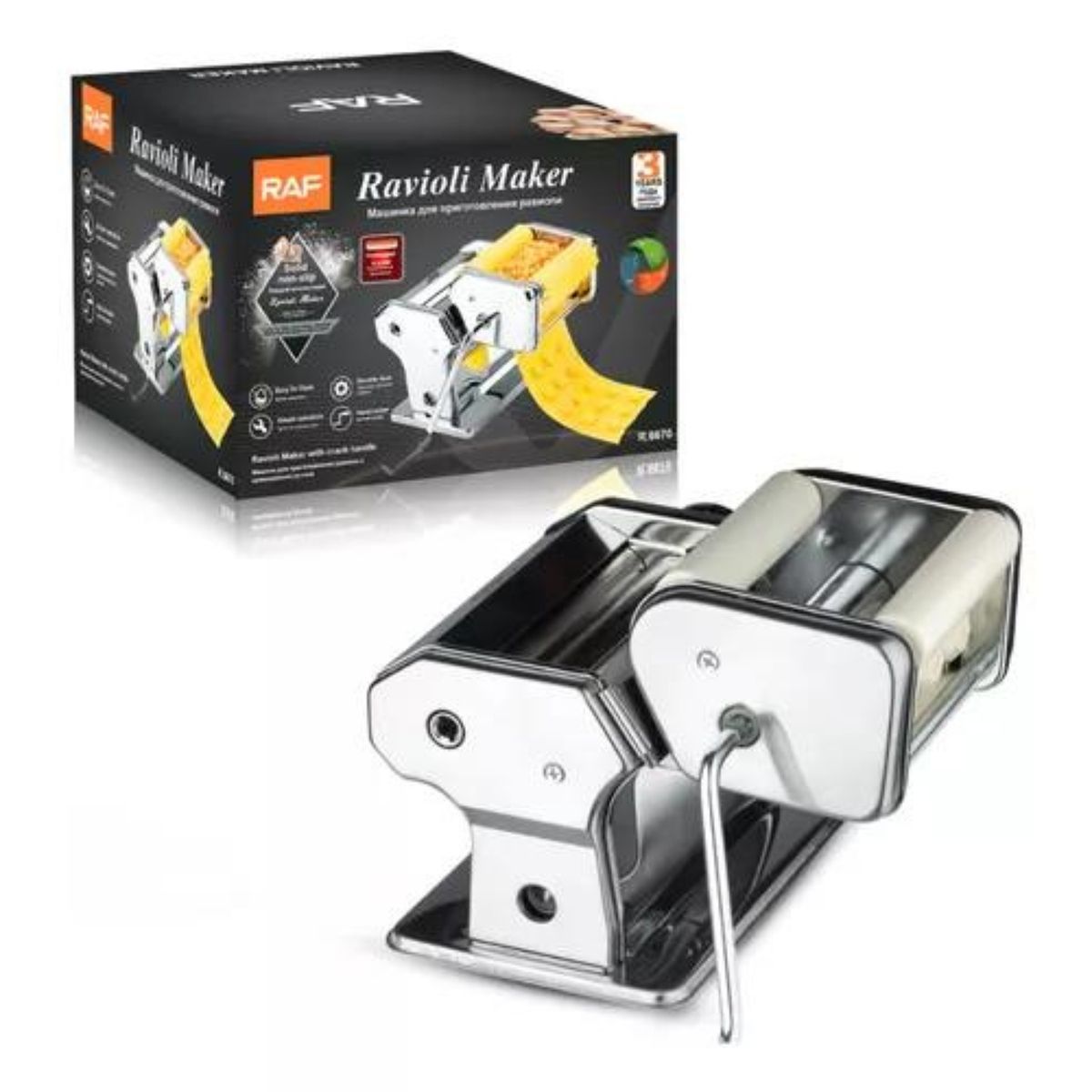 GENERICO - Máquina Para Hacer Ravioles Pasta Casera Manual - Raf R6670