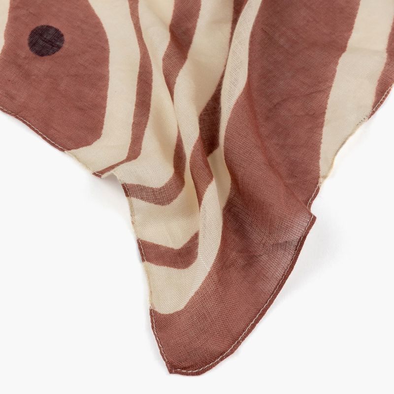 LOUNGE - Bandana Mujer Detalle Puntos Burdeo