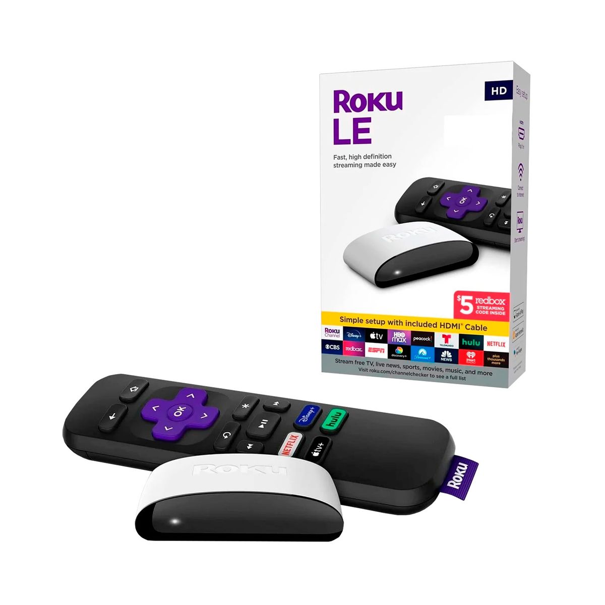 ROKU - Dispositivo de Streaming Roku LE HD