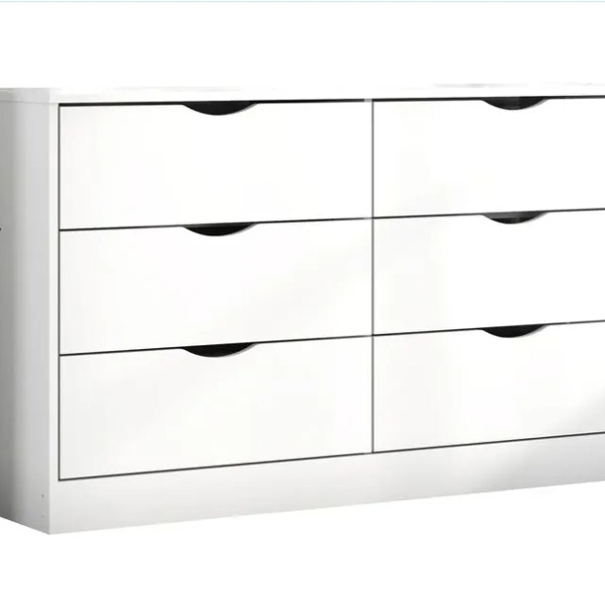 BE DESIGN - COMODA PISA 6 CAJONES BLANCA