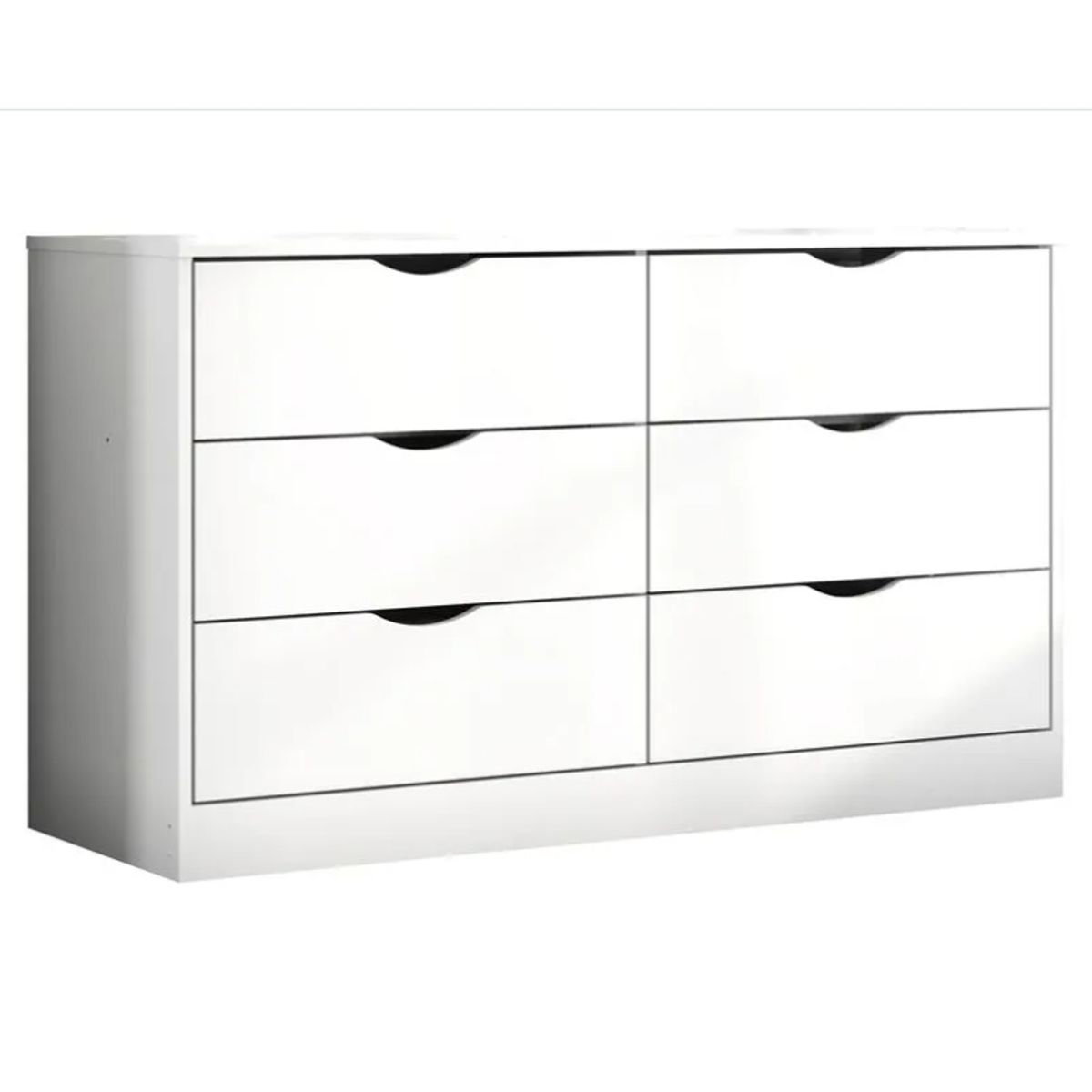 BE DESIGN - COMODA PISA 6 CAJONES BLANCA