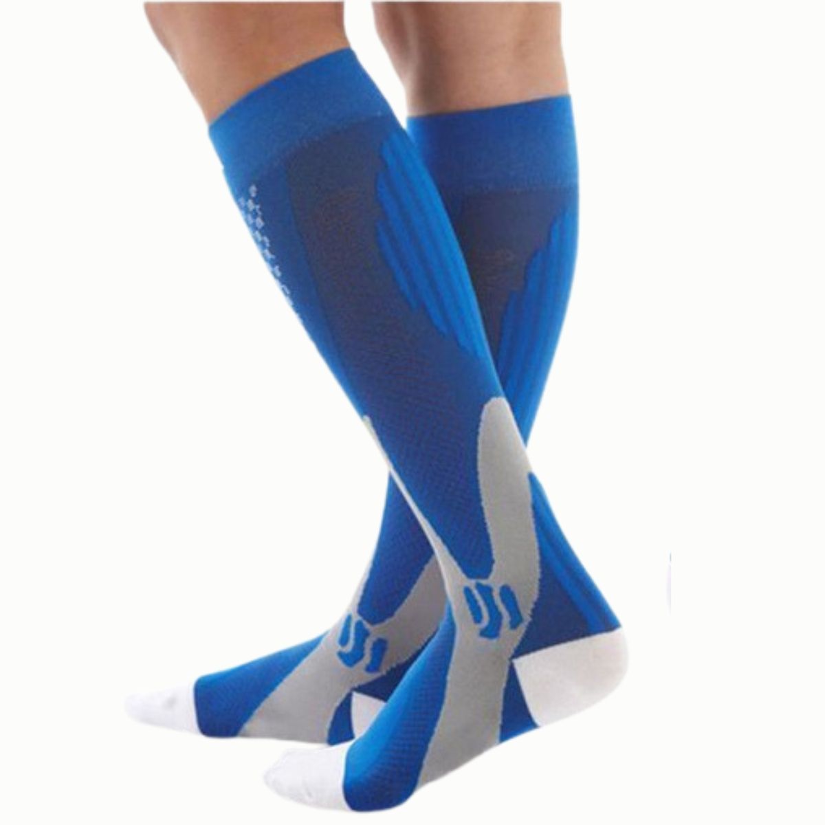 LOOK SHOP - Pack 2 Pares Medias Compresión Larga. Calceta Varices. Color 730