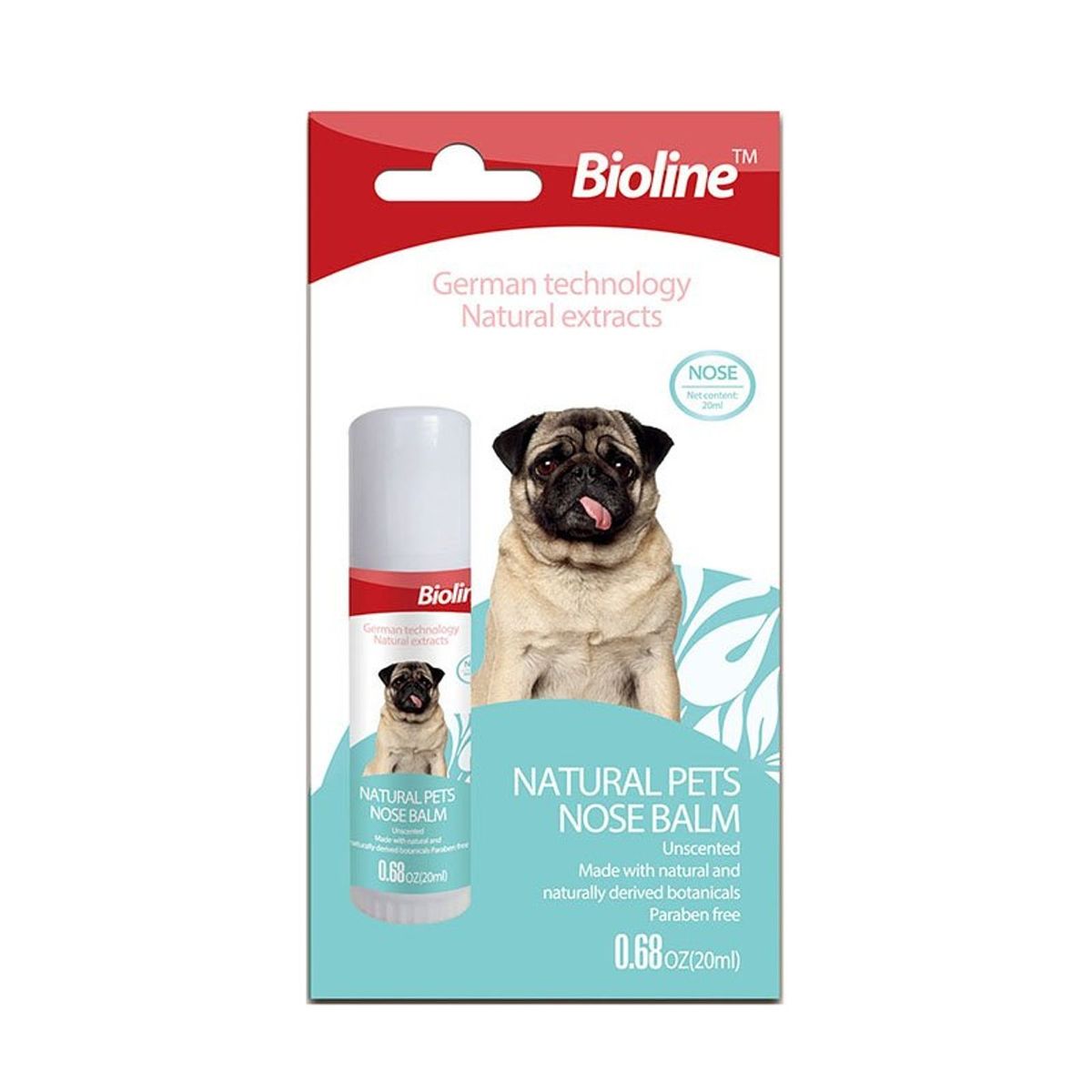 BIOLINE - Bálsamo Natural Bioline Humectante Nariz Mascotas 17 gr