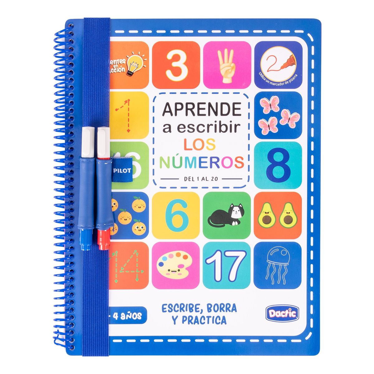 DACTIC - SET LIBRO APRENDE A ESCRIBIR LOS NÚMEROS