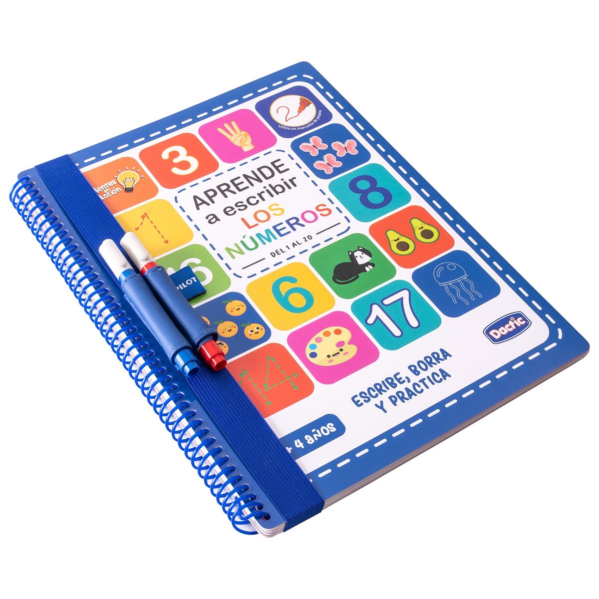 DACTIC - SET LIBRO APRENDE A ESCRIBIR LOS NÚMEROS