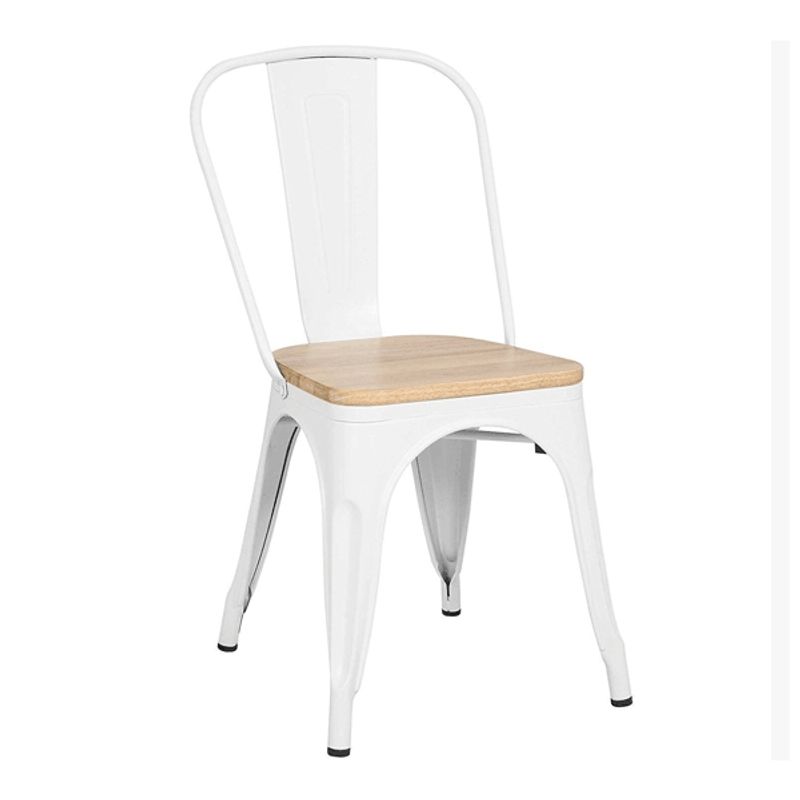 GENERICO - Silla Tolix Wood Blanca