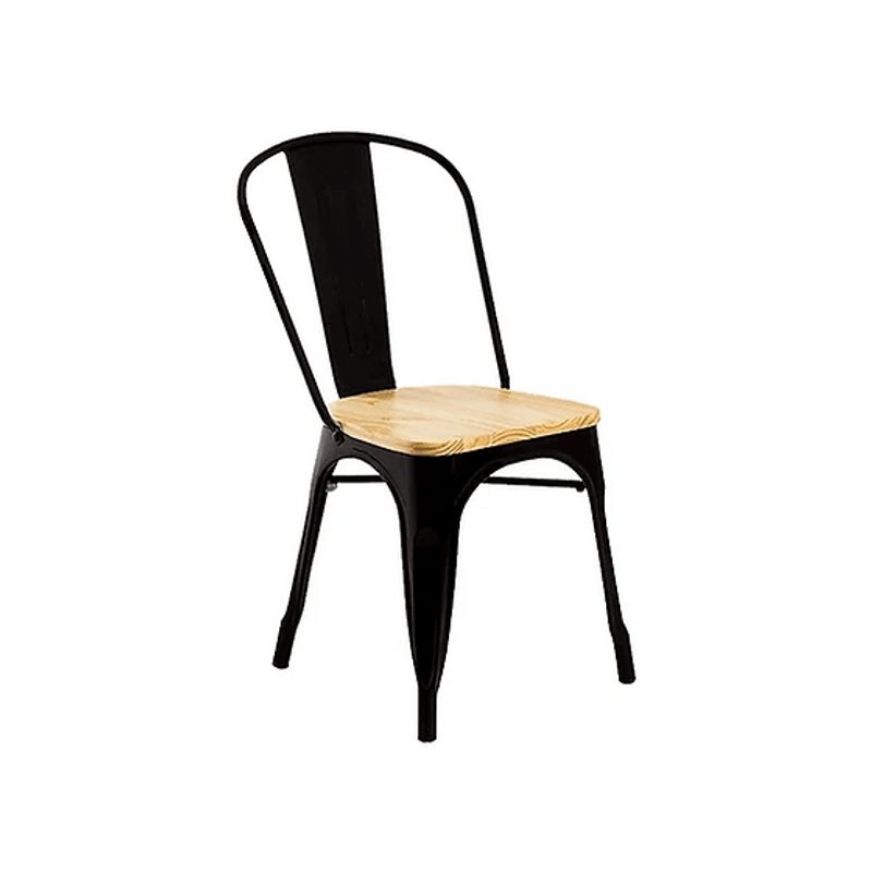 GENERICO - Silla Tolix Wood Negra