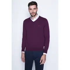 FEROUCH - Sweater Smart Casual L/S Rojo