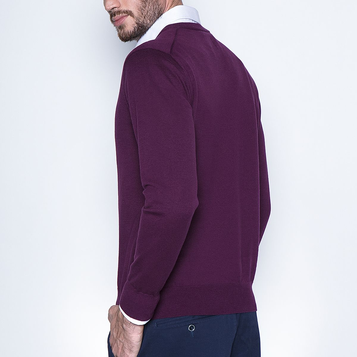 FEROUCH - Sweater Smart Casual L/S Rojo Ferouch