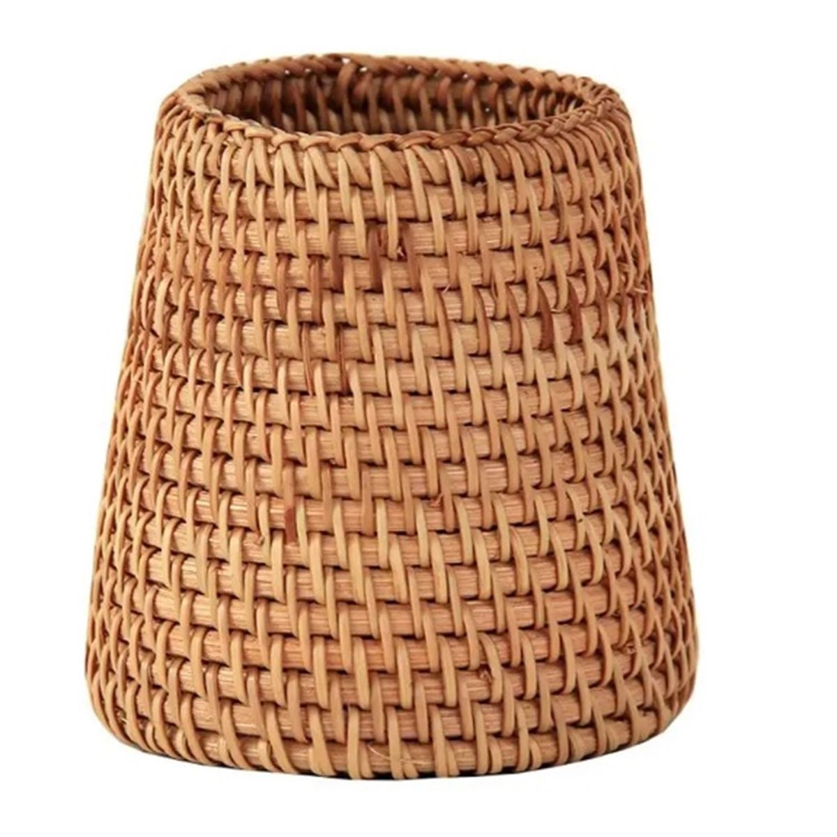 GENERICO - CESTA DE ALMACENAMIENTO TRAPEZOIDAL DE RATAN