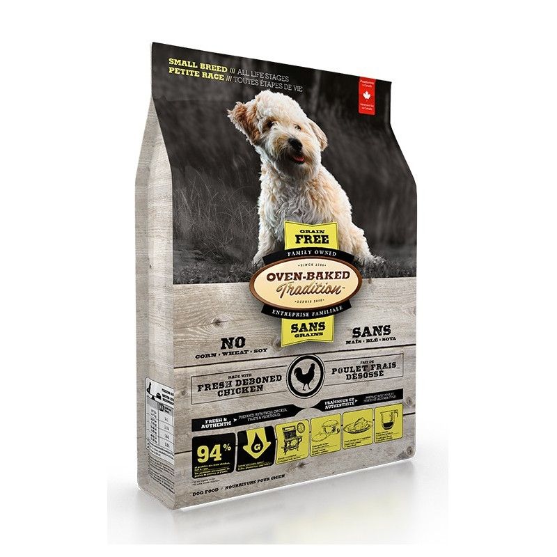 OVEN BAKED TRADITION - Oven-Baked Grain-Free Chicken Small Breeds, bolsa de 5.68 kg