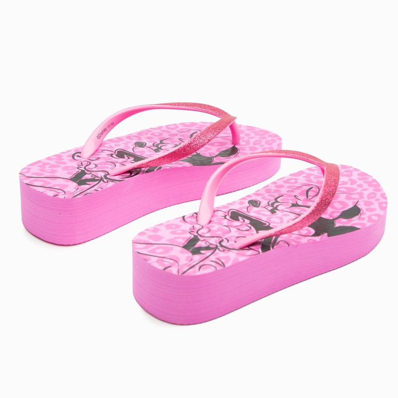DISNEY - Sandalias Niña Minnie Glitter Rosado Disney