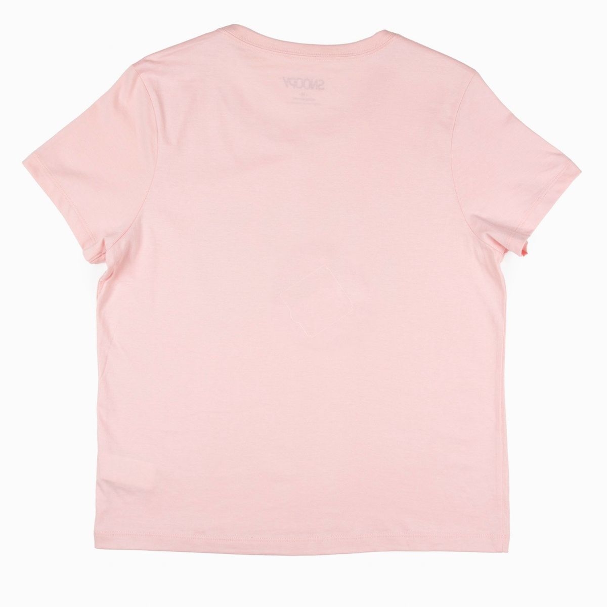 SNOOPY - Polera Mujer 100% Happy Rosa Snoopy