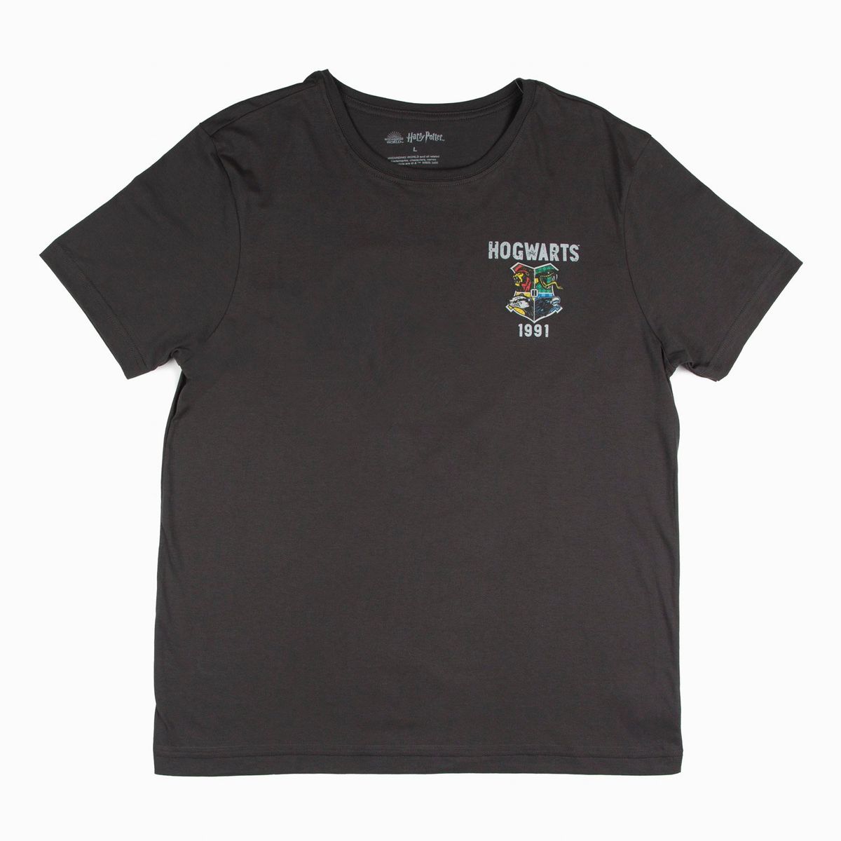 WARNER BROSS - Polera Hombre Howarts 1991 Negro Harry Potter