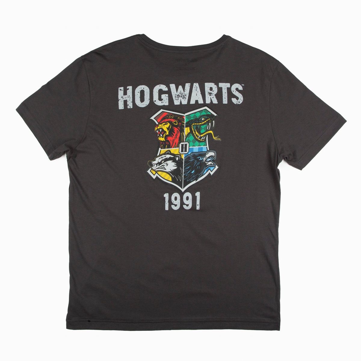 WARNER BROSS - Polera Hombre Howarts 1991 Negro Harry Potter