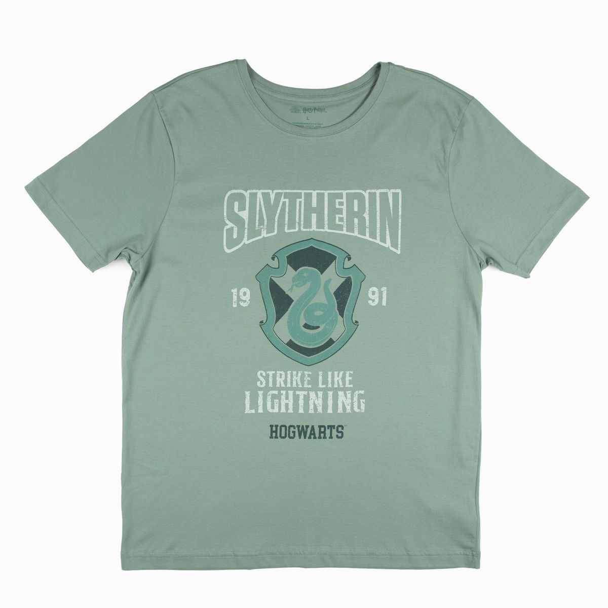 WARNER BROSS - Polera Hombre Slytheryn 1991 Verde Harry Potter