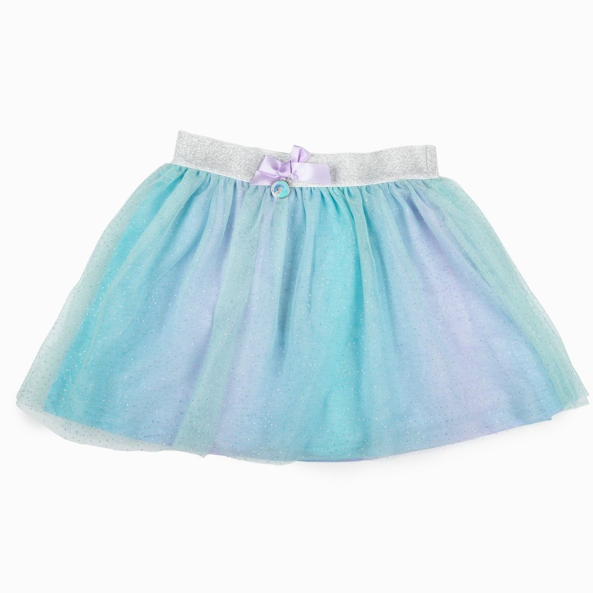 DISNEY - Falda Niña Brillos Multicolor Disney