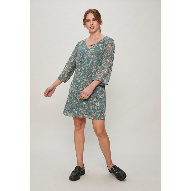 ASH - Vestido Corto Verde Mujer Ash