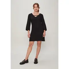 ASH - Vestido Corto Negro Negro